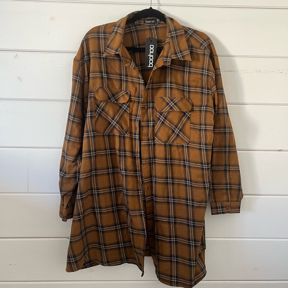 Long/ oversized flannel